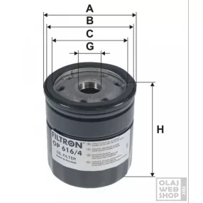 Filtron olajszűrő OP616/4
