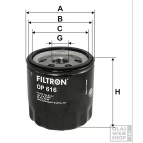 Filtron olajszűrő OP616
