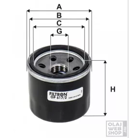 Filtron olajszűrő OP617/2