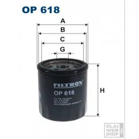 Filtron olajszűrő OP618