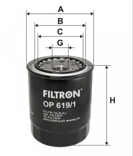 Filtron olajszűrő OP619/1