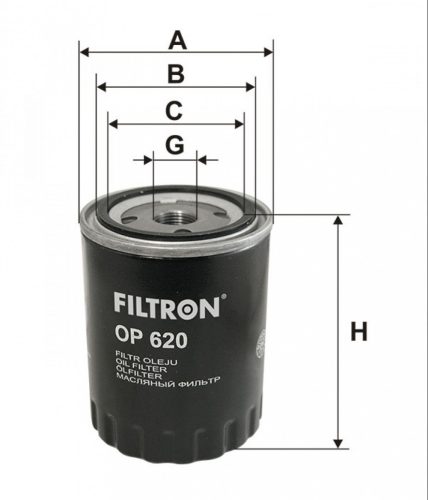 Filtron olajszűrő OP620