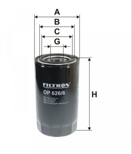 Filtron olajszűrő OP626/6