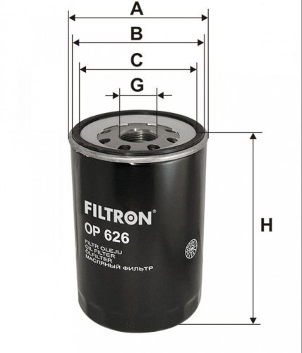 Filtron olajszűrő OP626