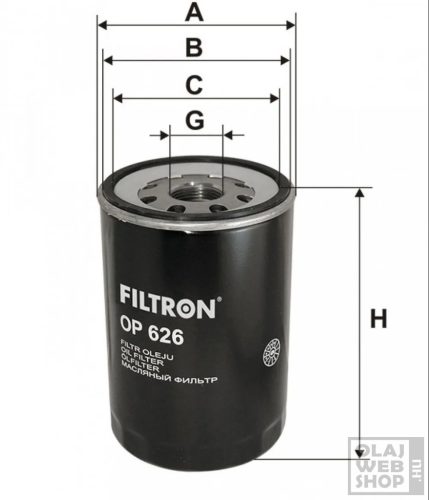 Filtron olajszűrő OP626