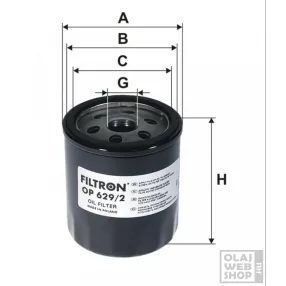 Filtron olajszűrő OP629/2