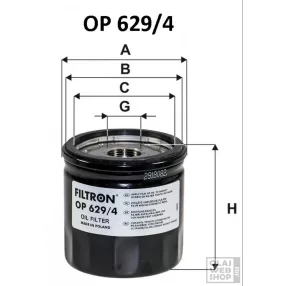 Filtron olajszűrő OP629/4