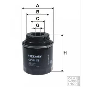 Filtron olajszűrő OP641/2