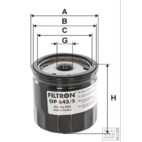 Filtron olajszűrő OP643/5