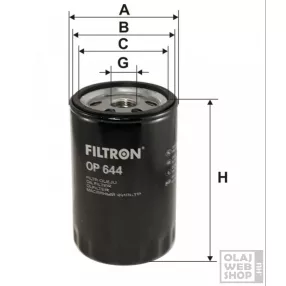 Filtron olajszűrő OP644