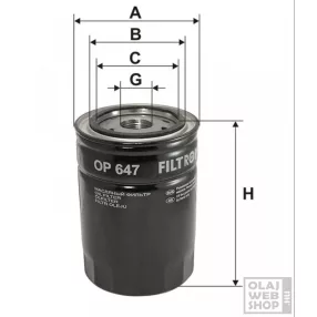 Filtron olajszűrő OP647