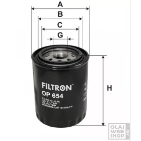 Filtron olajszűrő OP654