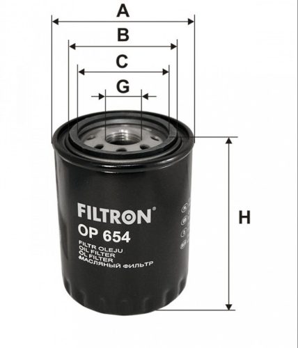 Filtron olajszűrő OP654