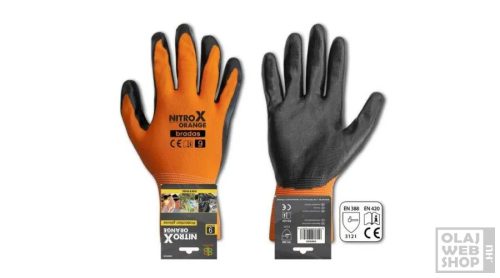 Nitrox Orange tenyérmártott védőkesztyű L/9 méret