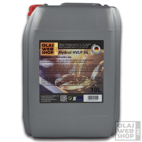 Olajwebshop Hydrol HVLP 46 10L