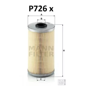 Mann-Filter üzemanyagszűrő P726X