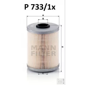 Mann-Filter üzemanyagszűrő P733/1X