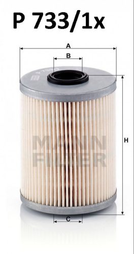 Mann-Filter üzemanyagszűrő P733/1X