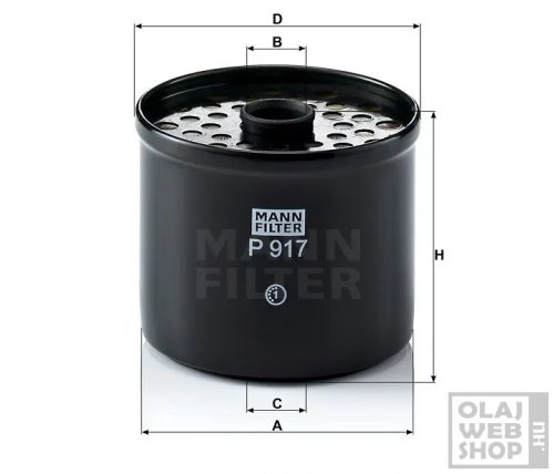 Mann-Filter üzemanyagszűrő P917X