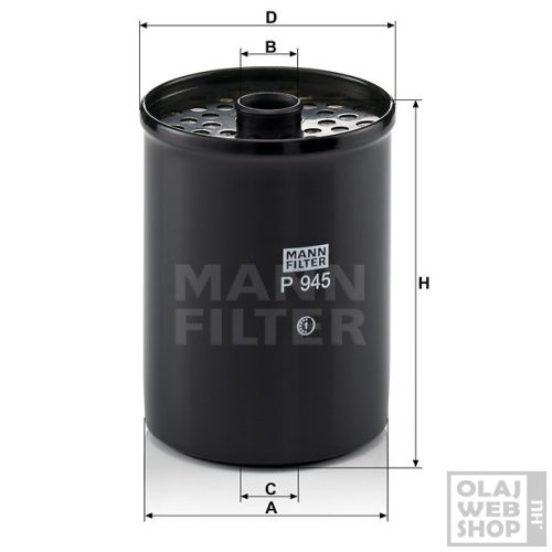 Mann-Filter üzemanyagszűrő P945x