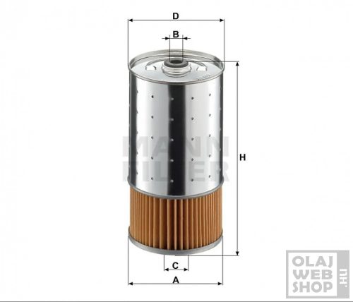 Mann-Filter olajszűrő PF1050/1N