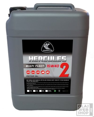 Parnalub HERCULES 2 MULTI FLEET 15w-40 teherautó motorolaj 10L