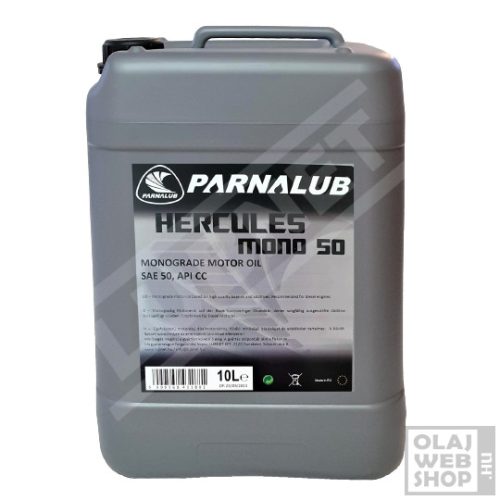 Parnalub HERCULES Mono 50 teherautó motorolaj 10L