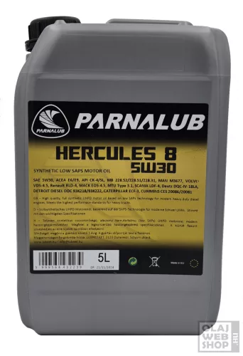 Parnalub Hercules 8 UHPD Low SAPs 5W-30 teherautó motorolaj 5L