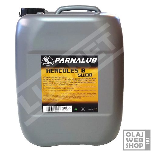 Parnalub Hercules 8 UHPD Low SAPs 5W-30 teherautó motorolaj 20L