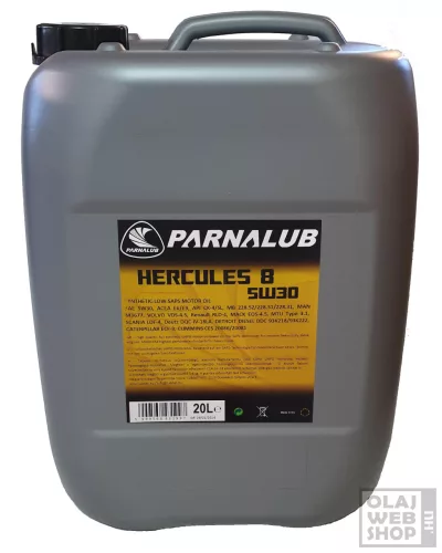 Parnalub Hercules 8 UHPD Low SAPs 5W-30 teherautó motorolaj 20L