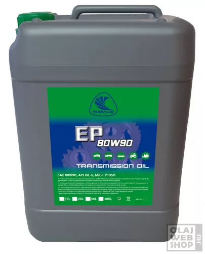 Parnalub EP 80W-90 hajtóműolaj 10L