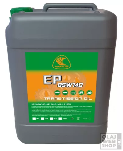 Parnalub EP 85W-140 hajtóműolaj 10L