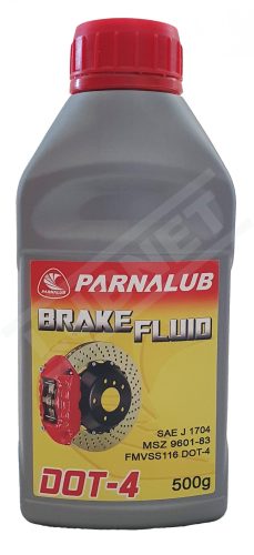 Parnalub Brake Fliud DOT-4 fékfolyadék 500ml