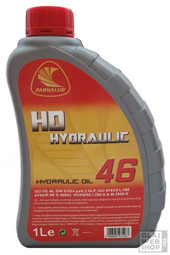 Parnalub HD Hydraulic 46 ásványi hidraulikaolaj 1L