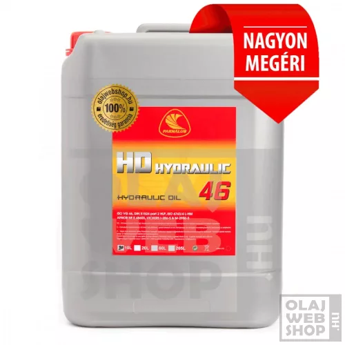 Parnalub HD Hydraulic 46 ásványi hidraulikaolaj 10L