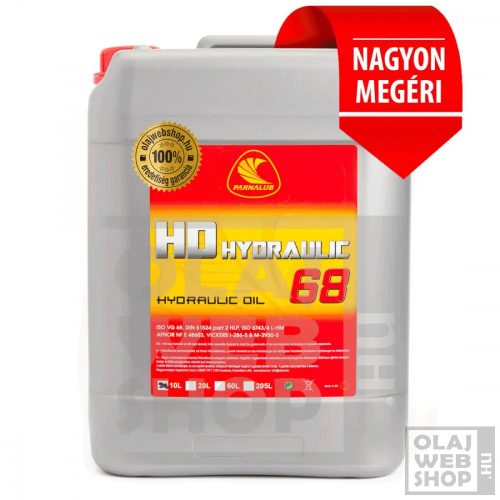 Parnalub HD Hydraulic 68 ásványi hidraulikaolaj 10L