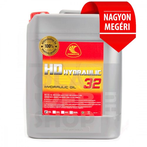 Parnalub HD Hydraulic 32 ásványi hidraulikaolaj 10L