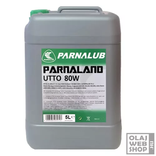 Parnalub Parnaland UTTO 80W (10W-30) hajtómű és hidraulikaolaj 5L