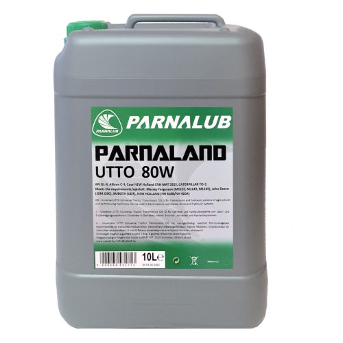 Parnalub Parnaland UTTO 80W hajtómű és hidraulikaolaj 10L