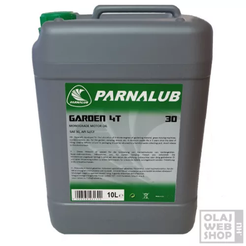 Parnalub Garden 4T SAE 30 kertigép olaj 10L
