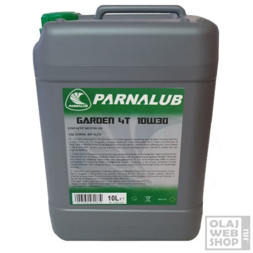 Parnalub Garden 4T 10W-30 kertigép olaj 10L