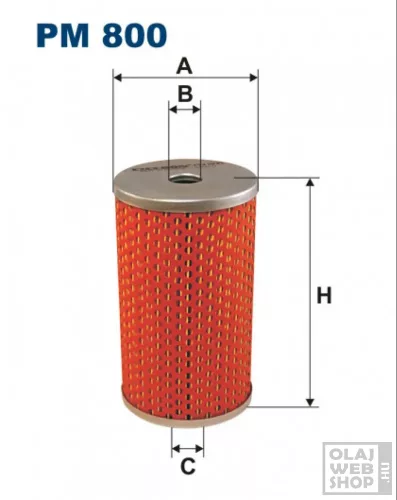Filtron üzemanyagszűrő PM800