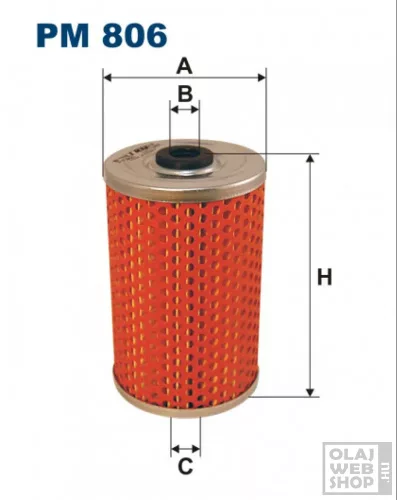Filtron üzemanyagszűrő PM806