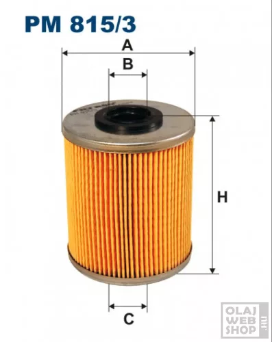 Filtron üzemanyagszűrő PM815/3