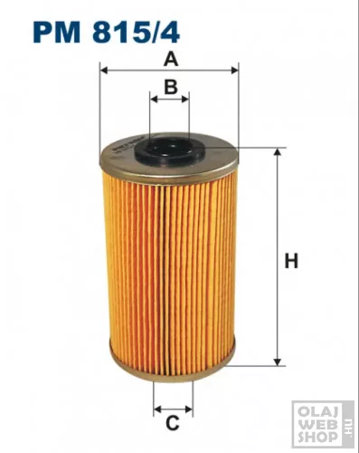 Filtron üzemanyagszűrő PM815/4