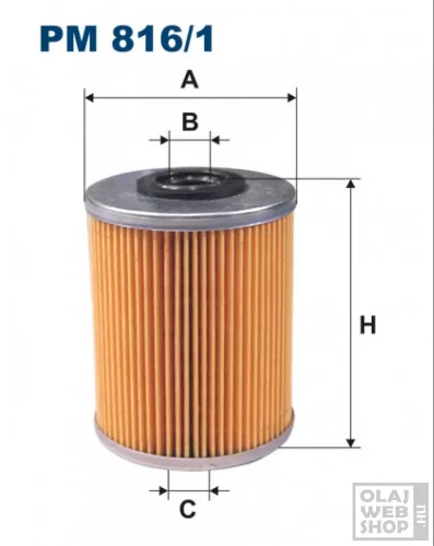Filtron üzemanyagszűrő PM816/1