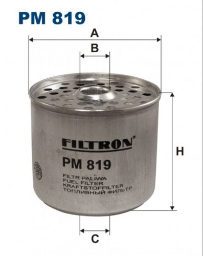 Filtron üzemanyagszűrő PM819