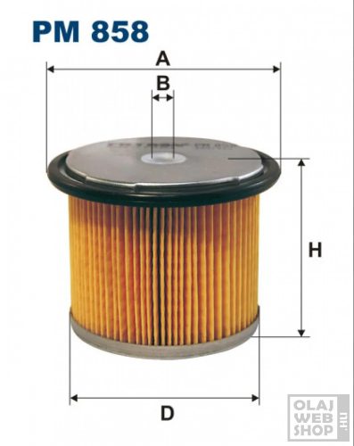 Filtron üzemanyagszűrő PM858