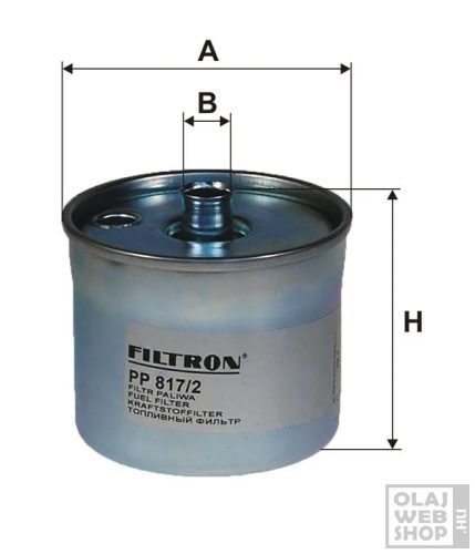 Filtron üzemanyagszűrő PP817/2