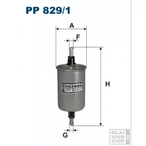 Filtron üzemanyagszűrő PP829/1